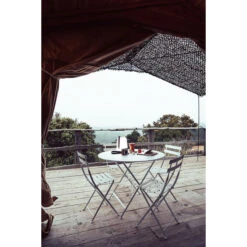 Chaise De Jardin Pliante FERMOB Bistro Métal - Blanc -Jardin Mobilier Magasin 010101 chaise jardin pliante fermob bistro metal blanc