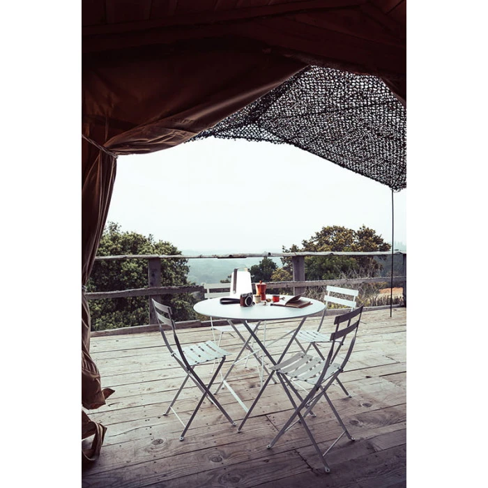 Chaise De Jardin Pliante FERMOB Bistro Métal - Menthe Glaciale 4 Chaise De Jardin Pliante FERMOB Bistro Métal - Menthe Glaciale – Image 2