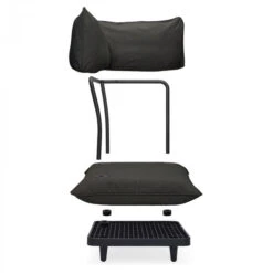 Module Fauteuil D'angle Pour Canapé Fatboy Paletti - Gris Orage -Jardin Mobilier Magasin 0104436 module fauteuil angle canape fatboy paletti gris orage montage