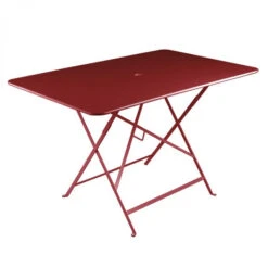 Table De Jardin 6 Personnes FERMOB Bistro 117 X 77 Cm - Ocre Rouge