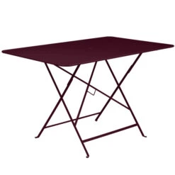 Table De Jardin 6 Personnes FERMOB Bistro 117 X 77 Cm - Cerise Noire