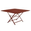 Table De Jardin 8 Personnes FERMOB Cargo 128 X 128 Cm - Ocre Rouge -Jardin Mobilier Magasin 024120 table jardin fermob cargo 128 128 cm ocre rouge