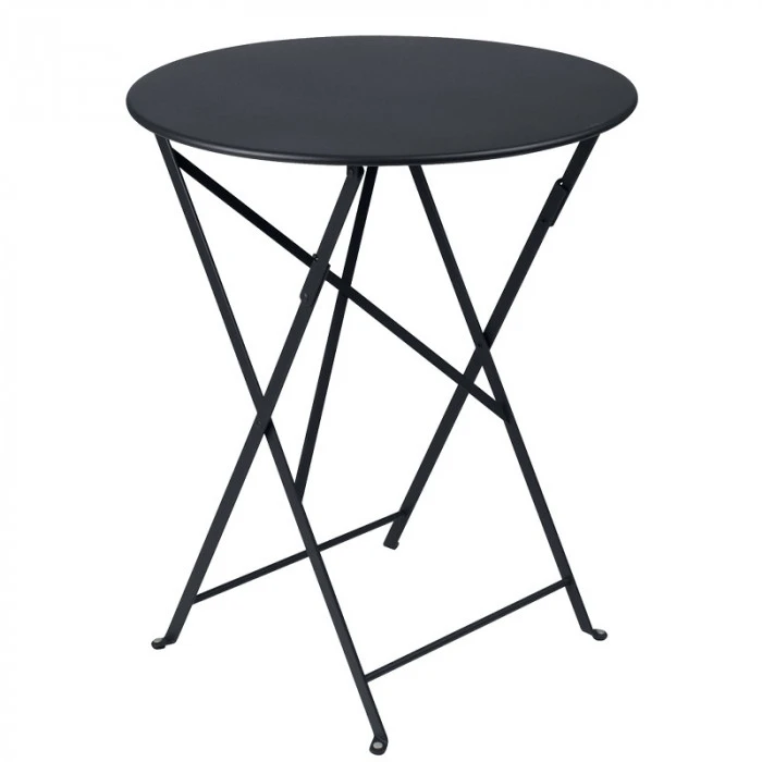 Table De Jardin 2 Personnes FERMOB Bistro Ø 60 Cm - Carbone 3 Table De Jardin 2 Personnes FERMOB Bistro Ø 60 Cm - Carbone