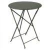 Table De Jardin 2 Personnes FERMOB Bistro Ø 60 Cm - Romarin -Jardin Mobilier Magasin 024548 table jardin fermob bistro 60 romarin