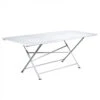 Table De Jardin 10 Personnes FERMOB Cargo 190 X 90 Cm - Blanc Coton -Jardin Mobilier Magasin 024701 table jardin fermob cargo 190 90 cm blanc coton