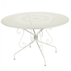 Table De Jardin 8 Personnes FERMOB Montmartre Ø 117 Cm - Gris Argile