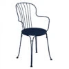 Fauteuil De Jardin Empilable FERMOB Opéra + - Bleu Abysse -Jardin Mobilier Magasin 091292 fauteuil jardin empilable fermob opera bleu abysse