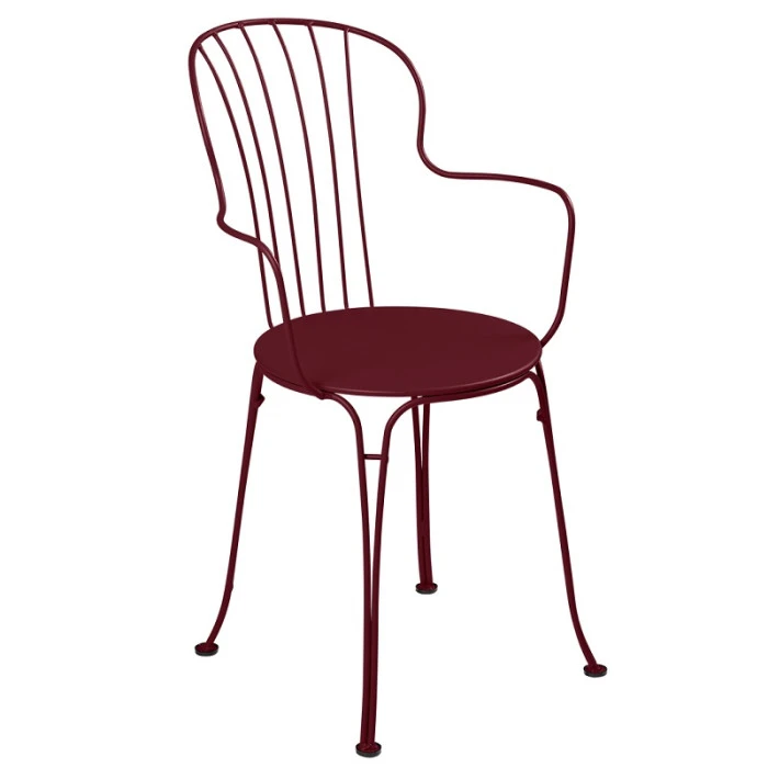 Fauteuil De Jardin Empilable FERMOB Opéra + - Cerise Noire 3 Fauteuil De Jardin Empilable FERMOB Opéra + - Cerise Noire