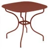 Table De Jardin 4 Personnes FERMOB Opéra + 82 X 82 Cm - Ocre Rouge -Jardin Mobilier Magasin 094620 table jardin fermob opera 82 82 cm ocre rouge