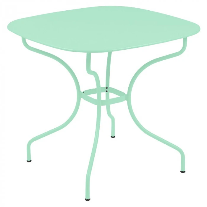 Table De Jardin 4 Personnes FERMOB Opéra + 82 X 82 Cm - Vert Opaline 3 Table De Jardin 4 Personnes FERMOB Opéra + 82 X 82 Cm - Vert Opaline