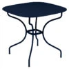 Table De Jardin 4 Personnes FERMOB Opéra + 82 X 82 Cm - Bleu Abysse -Jardin Mobilier Magasin 094692 table jardin fermob opera 82 82 cm bleu abysse