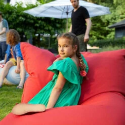 Pouf D'extérieur Fatboy Original Outdoor - Rouge -Jardin Mobilier Magasin 102476 pouf exterieur fatboy original outdoor rouge ambiance 2