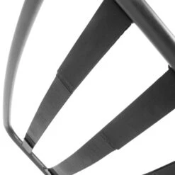 Pack Rocking Chair Rock'n'Roll Noir + Pouf Original Outdoor Gris Orage Fatboy -Jardin Mobilier Magasin 103161 rocking chair fatboy rocknroll noir lanieres 1 1 1