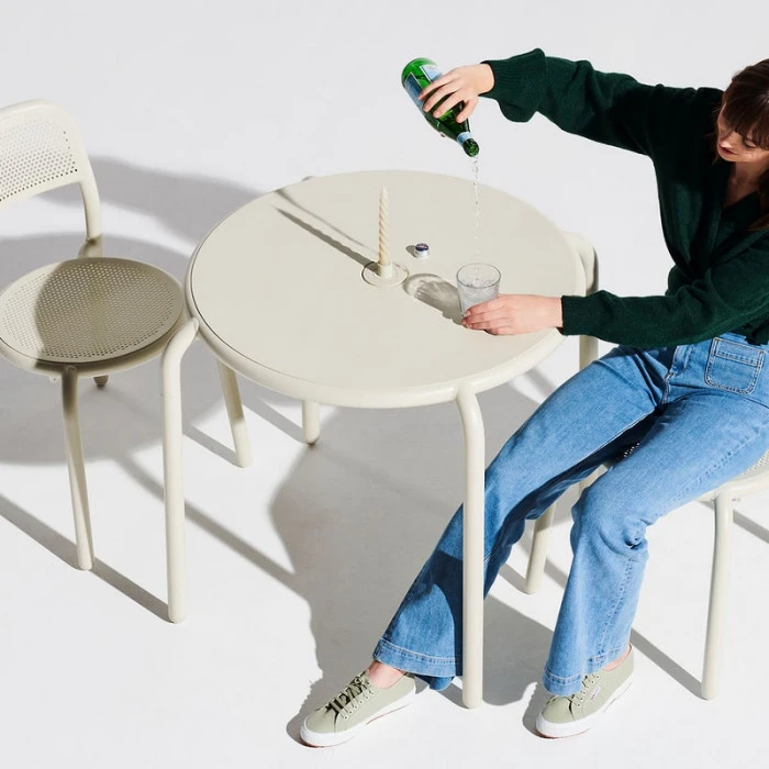 Table De Jardin 2 Personnes Fatboy Toní Bistreau - Desert 6 Table De Jardin 2 Personnes Fatboy Toní Bistreau - Desert – Image 4