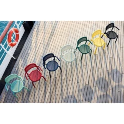 Lot De 2 Fauteuils De Jardin Fatboy Toní Armchair - Anthracite -Jardin Mobilier Magasin 104094 lot 2 fauteuils jardin fatboy toni anthracite ambiance 2