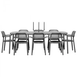 Lot De 2 Fauteuils De Jardin Fatboy Toní Armchair - Anthracite -Jardin Mobilier Magasin 104094 lot 2 fauteuils jardin fatboy toni anthracite table