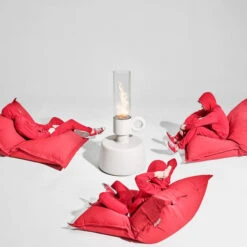 Lampe Fatboy Flamtastique - Gris Clair -Jardin Mobilier Magasin 104684 lampe huile fatboy flamtastique gris clair poufs