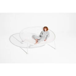 Grand Fauteuil Hamac Fatboy Netorious - Gris Clair -Jardin Mobilier Magasin 105817 grand fauteuil hamac fatboy netorious gris clair ambiance 2