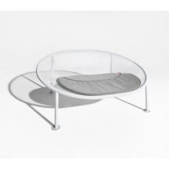 Grand Fauteuil Hamac Fatboy Netorious - Gris Clair -Jardin Mobilier Magasin 105817 grand fauteuil hamac fatboy netorious gris clair ambiance coussin 2