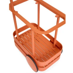 Chariot Desserte Fatboy Jolly Trolley - Tangerine -Jardin Mobilier Magasin 105836 chariot desserte fatboy jolly trolley tangerine sans tablette