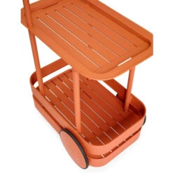 Chariot Desserte Fatboy Jolly Trolley - Tangerine -Jardin Mobilier Magasin 105836 chariot desserte fatboy jolly trolley tangerine tablette