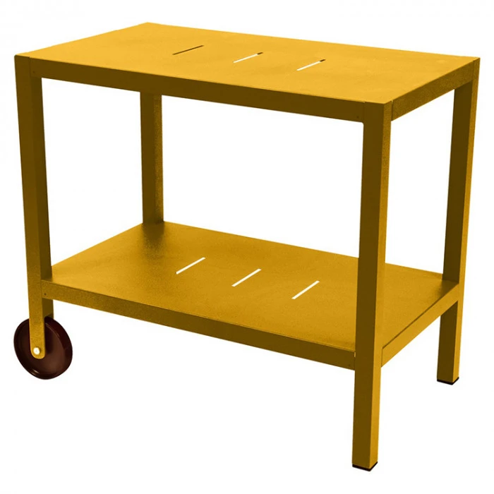 Desserte Roulante De Jardin FERMOB Quiberon - Miel 3 Desserte Roulante De Jardin FERMOB Quiberon - Miel