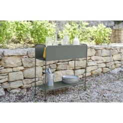 Étagère Cache-pot FERMOB Picolino - Romarin -Jardin Mobilier Magasin 324948 etagere cache pot fermob picolino romarin ambiance vaisselle 2