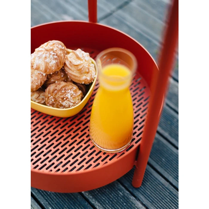 Guéridon De Jardin FERMOB Salsa - Piment 4 Guéridon De Jardin FERMOB Salsa - Piment – Image 2