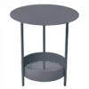 Guéridon De Jardin FERMOB Salsa - Carbone -Jardin Mobilier Magasin 327047 table basse gueridon fermob salsa carbone