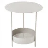 Guéridon De Jardin FERMOB Salsa - Gris Argile -Jardin Mobilier Magasin 3270a5 table basse gueridon fermob salsa gris argile