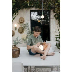 Lampe De Jardin FERMOB Aplô H 24 Cm - Cactus -Jardin Mobilier Magasin 341082 lampe jardin fermob aplo h24 cactus suspendu mural