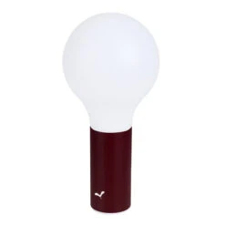 Lampe De Jardin FERMOB Aplô H 24 Cm - Cerise Noire