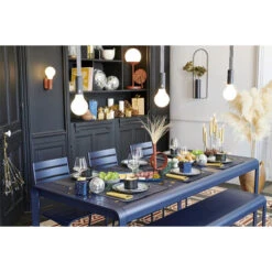 Sangle De Suspension Pour Lampe FERMOB Aplô - Carbone -Jardin Mobilier Magasin 347047 sangle suspension lampe fermob aplo carbone ambiance 2