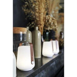 Lot De 3 Lampes Nomades FERMOB Balad H 12 Cm - Ocre Rouge -Jardin Mobilier Magasin 360220 lot 3 lampes nomades fermob balad 12cm ocre rouge ambiance 3