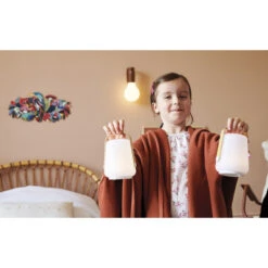 Lot De 3 Lampes Nomades Fermob Balad H 12 Cm Bamboo -Jardin Mobilier Magasin 365100 lot 3 lampes nomades fermob balad h12 bamboo enfant 2