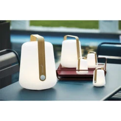 Lampe Nomade FERMOB Balad Bamboo H 25 Cm -Jardin Mobilier Magasin 365200 lampe nomade fermob balad h 25 bamboo ambiance 7