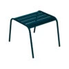 Table Basse / Repose-pieds FERMOB Monceau - Bleu Acapulco -Jardin Mobilier Magasin 377 21 bleu acapulco repose pieds 1