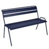 Banc De Jardin FERMOB Monceau - Bleu Abysse -Jardin Mobilier Magasin 481092 banc jardin fermob monceau bleu abysse