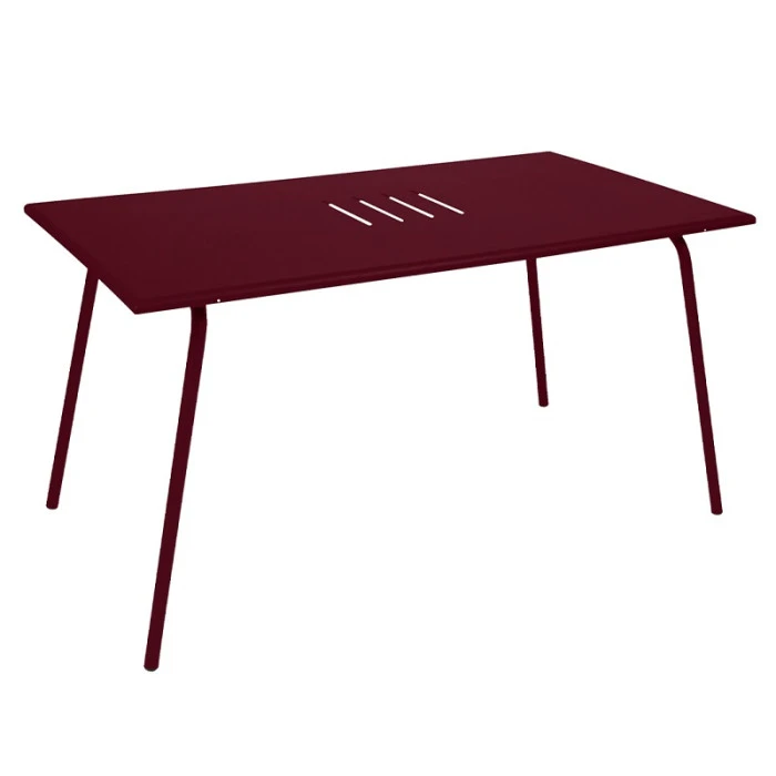 Table De Jardin 6 Personnes FERMOB Monceau 146 X 80 Cm - Cerise Noire 3 Table De Jardin 6 Personnes FERMOB Monceau 146 X 80 Cm - Cerise Noire