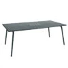 Table De Jardin 8 Personnes FERMOB Monceau 194 X 94 Cm - Gris Orage -Jardin Mobilier Magasin 483226 table jardin fermob monceau 194 94 cm gris orage