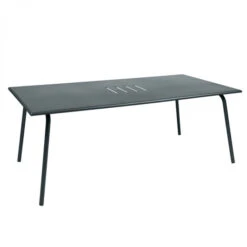 Table De Jardin 8 Personnes FERMOB Monceau 194 X 94 Cm - Gris Orage