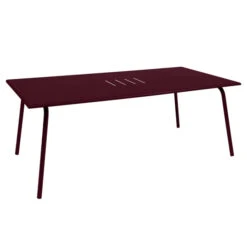 Table De Jardin 8 Personnes FERMOB Monceau 194 X 94 Cm - Cerise Noire