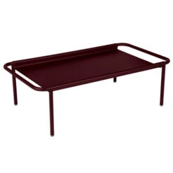 Table Basse De Jardin FERMOB Coolside - Cerise Noire