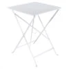 Table De Jardin Pliante 2 Personnes FERMOB Bistro 57 X 57 Cm - Blanc Coton -Jardin Mobilier Magasin 604201 table jardin pliante fermob bistro 57 57 cm blanc coton