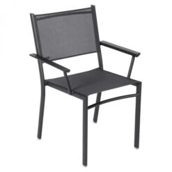 Salon De Jardin Fermob Costa 160/240 X 90 Cm Carbone, 10 Personnes -Jardin Mobilier Magasin 790247st4 fauteuil jardin empilable fermob costa carbone 1