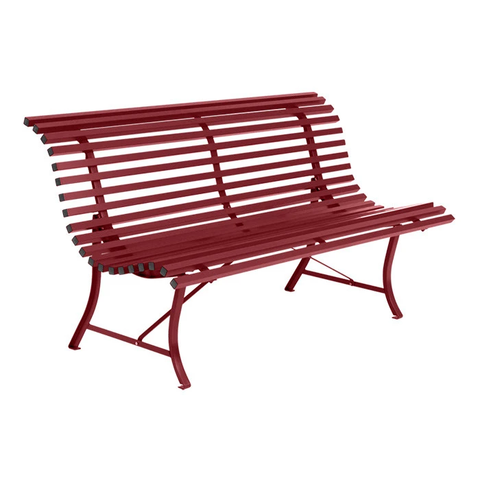Banc De Jardin FERMOB Louisiane - Piment 3 Banc De Jardin FERMOB Louisiane - Piment