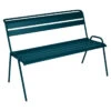 Banc De Jardin FERMOB Monceau - Bleu Acapulco -Jardin Mobilier Magasin banc jardin monceau fermob 2 3 places bleu acapulco 1