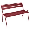 Banc De Jardin FERMOB Monceau - Piment -Jardin Mobilier Magasin banc jardin monceau fermob 2 3 places piment 1