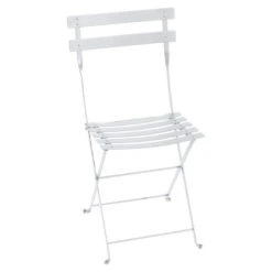 Salon De Jardin Fermob Bistro Ø 96 Cm Blanc, 4 Personnes -Jardin Mobilier Magasin bistro chaise m tal blanc coton 1 1