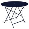 Table De Jardin 4 Personnes FERMOB Bistro Ø 96 Cm - Bleu Abysse -Jardin Mobilier Magasin bistro table d96 bleu abysse 1